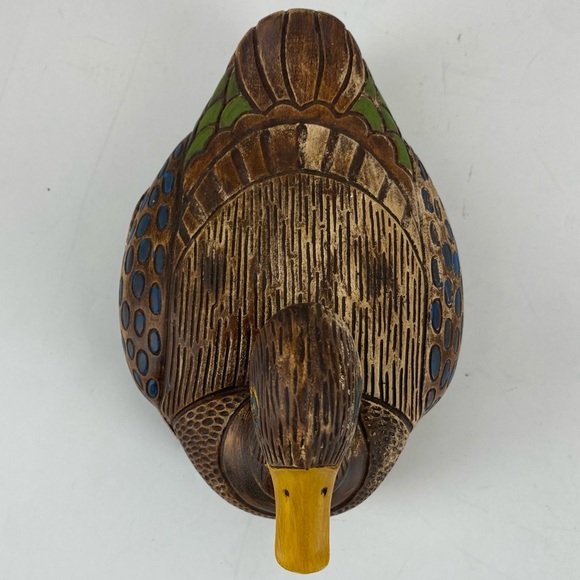 Vintage 1970s Porcelain Duck Candy Dish Hand Painted - Picture 7 of 14